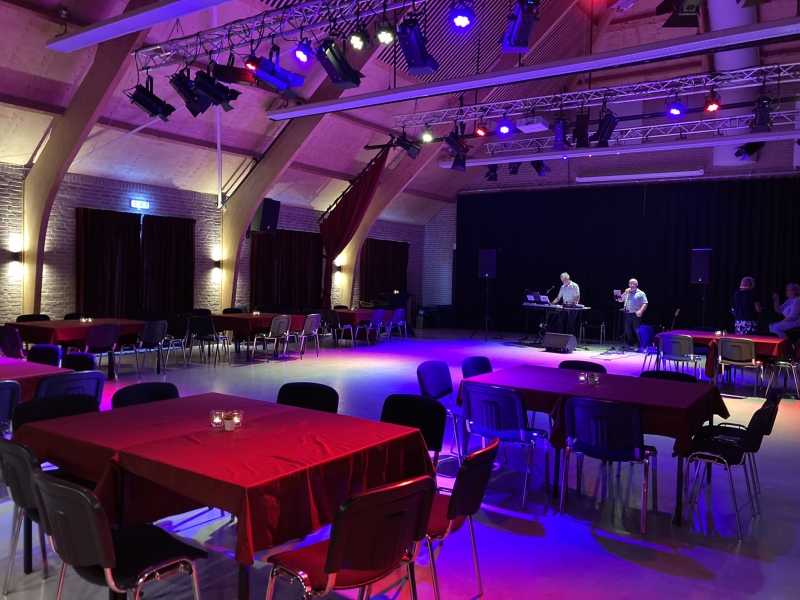 Grote zaal van De Serenade in Liempde